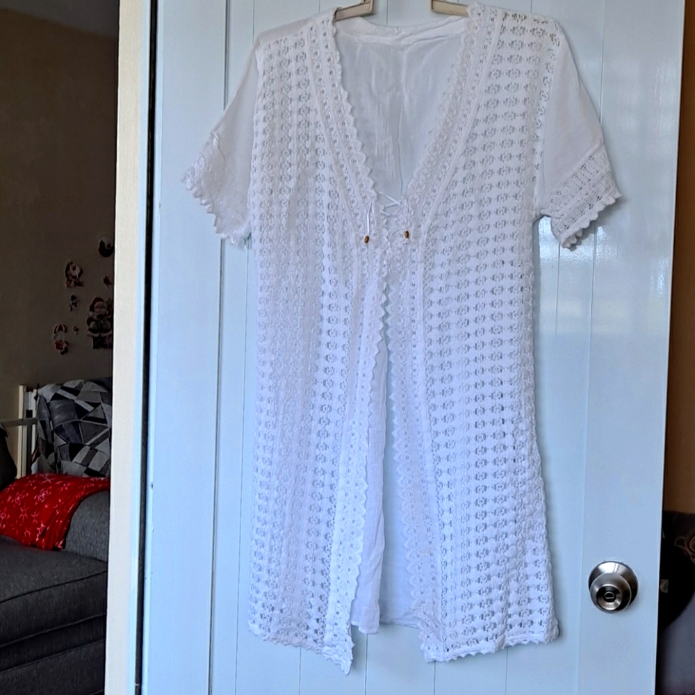 N W/OT Beach Cover up